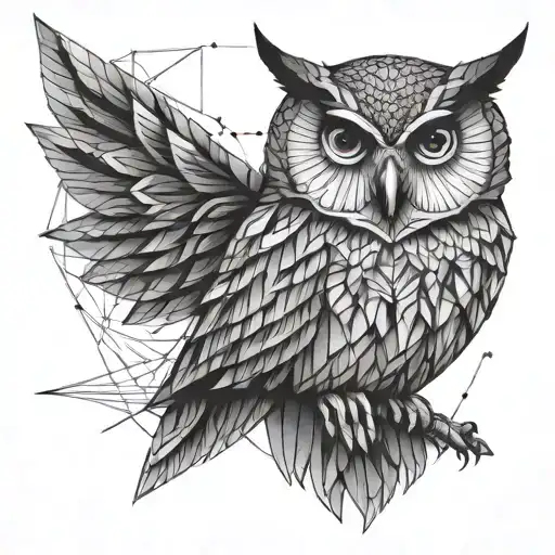 Wise Owl Geometric Design