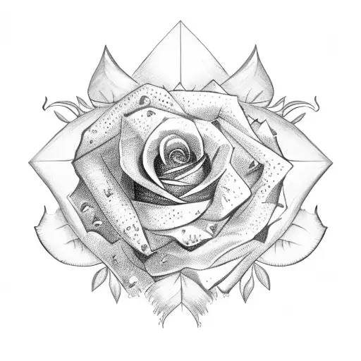 Laurel Wreath With Rose