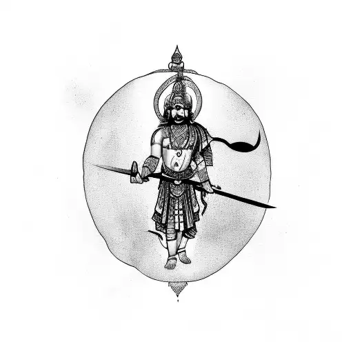Lord Ram As Warrior