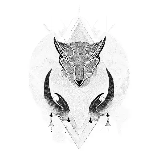 A Stylized Animal Silhouette Filled With Binary Code Patterns