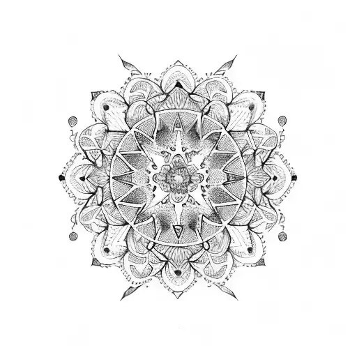 Robin Floral Mandala