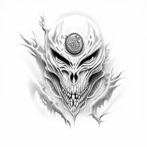 Scary Nightmare Creature Full Body