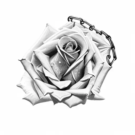 Rose With Chains