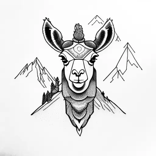 Mountain Top Llama Forefront Unbreakable Net