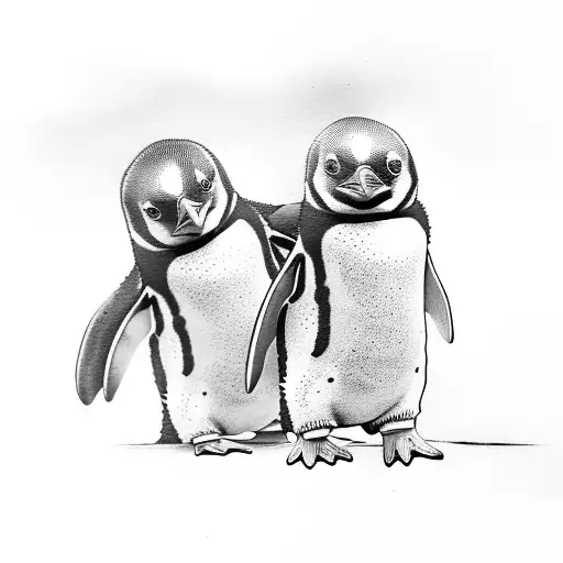 Baby Penguin Couple