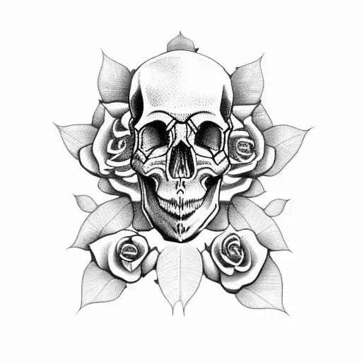 Skull Roses Chains