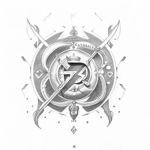 Cancer Zodiac Sign With Letter S