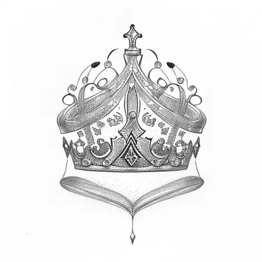 Crown With Base Clef