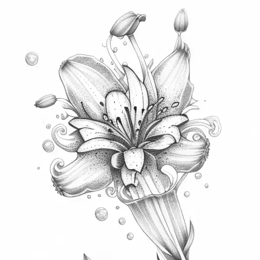 Lily And Strawberries