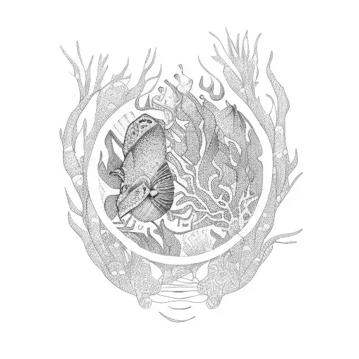 Hawaiian Underwater Tribal On Forage