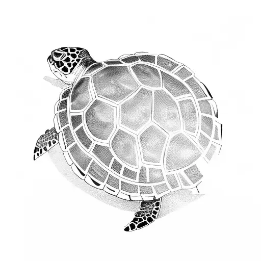 Sea Turtle With Soccer Ball