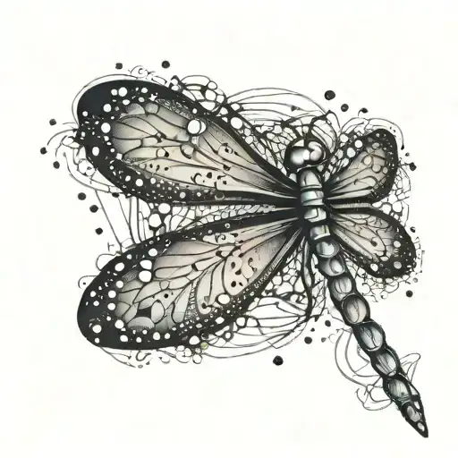 Dragonfly With Movement Shoulder Piece