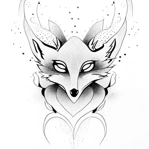 Spider Lilly And A Fox And A Quote With Yin And Yang