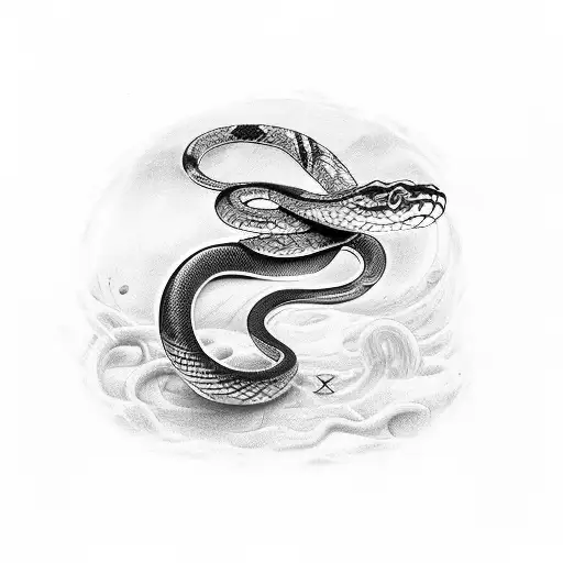 Snake With Number 2222