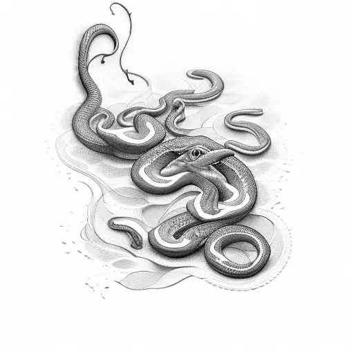 Snake Flowers And Butter Flues