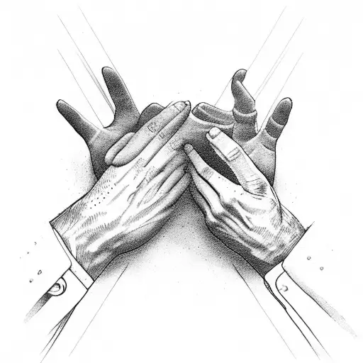 The Hands Of Father And Son