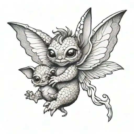 Gizmo Stitch And Angel