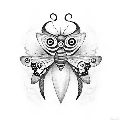 A Moth With Eyes On Wings