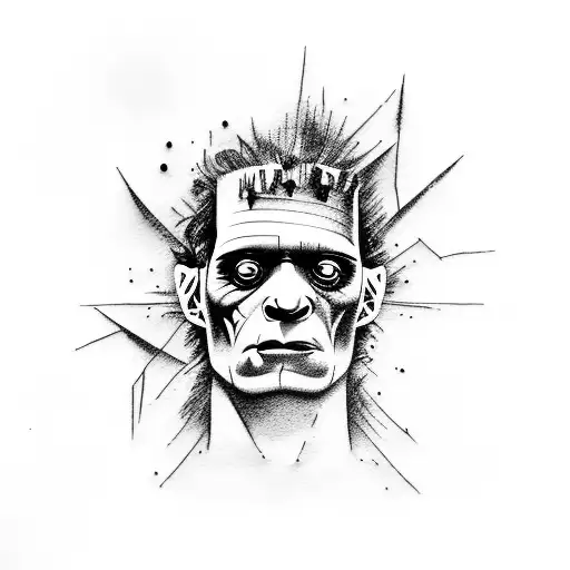 Frankenstein Watercolor