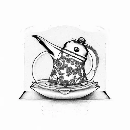 Penguin Inside A Mini Teapot