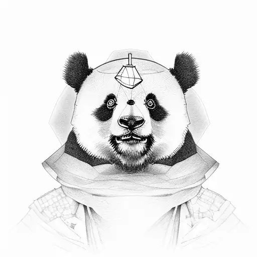 Panda On The Shoulder