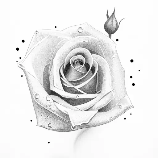 Name With A Rose Going Through The Name