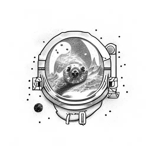 Astronaut Sucked In Blackhole