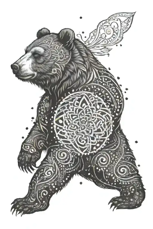 Bear Spiritual Chakra Symbols