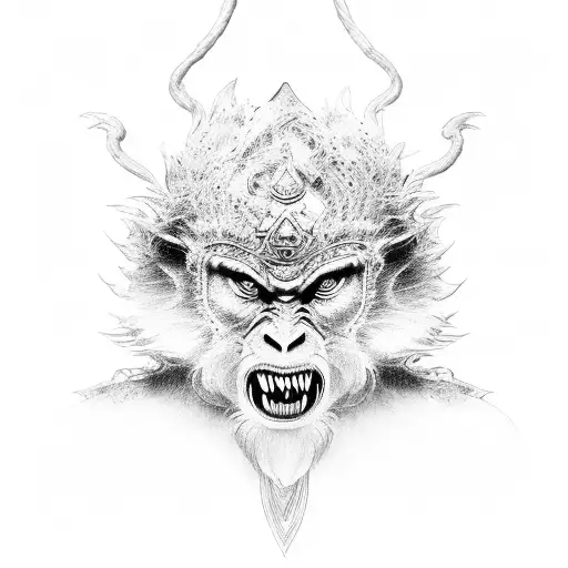 Wukong Black And Grey In Fighter Armor