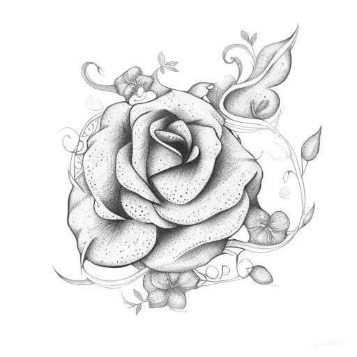 Flower Vine Around The Arm