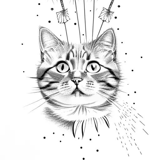 Cat In Boots With Sparklers