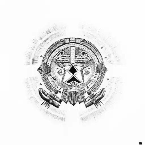 Aztec Us Army E Pluribus Unum