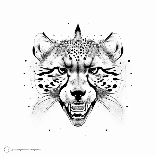 Cheetah With Otter And Red Panda