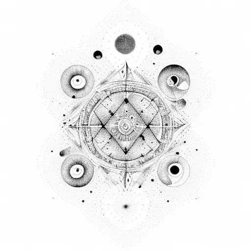 Create A Celestial Scene With Virgo And Taurus Constellations Intertwined