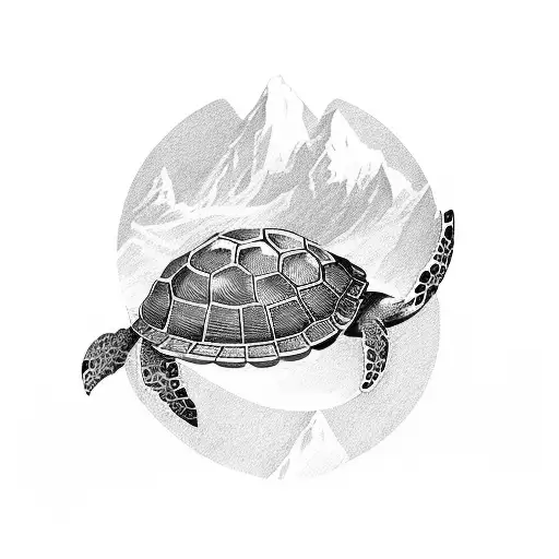 Letter D Shaped Turtle