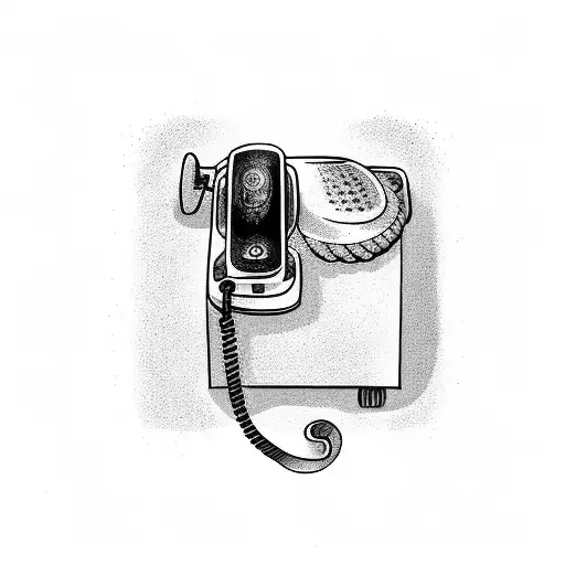 Corded Phone Saying I Love You