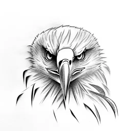 Eagle Has Broken Ankle Chain