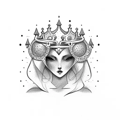Hourglass Crown Girl