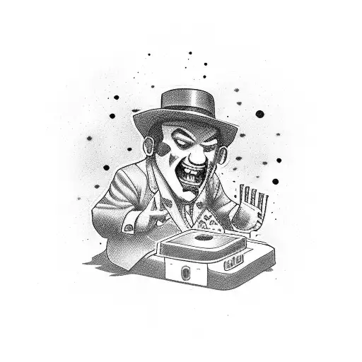 Mafia Sit Down With Mobsters Eating Smoking Laughing Talking Money Everywhere Drugs Everywhere