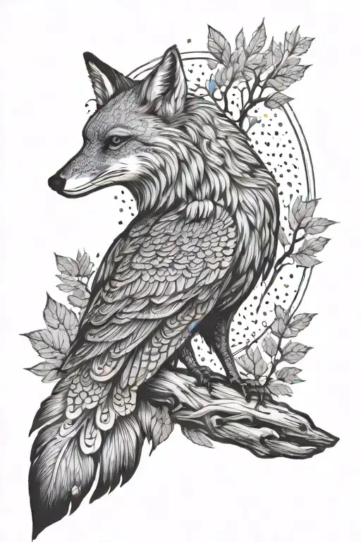 Fox Raven Forest