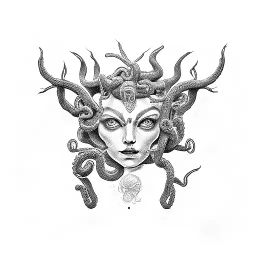 Medusa Holding A Dslr