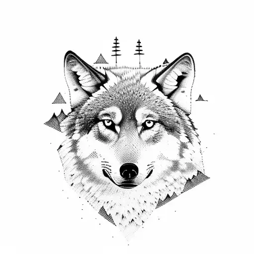 Mountains And Beaches With Wolves And Car