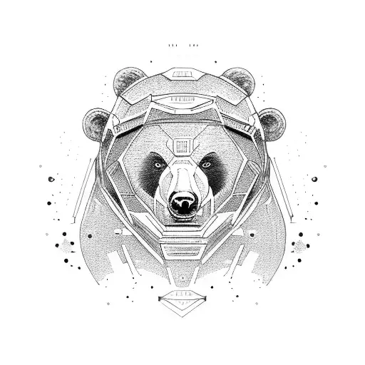 Bear Lifting Weights