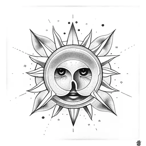 Sun No Face Wisdom Triangles