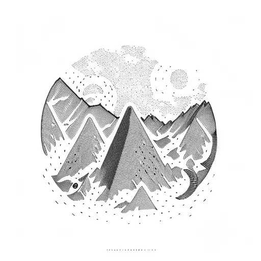 Mountains And Cowboy