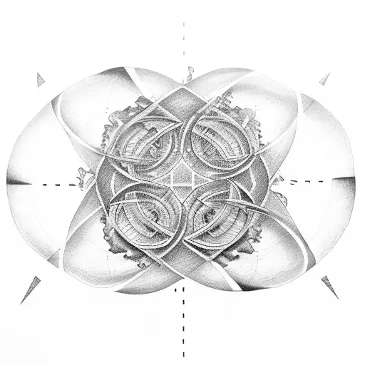 Math Equations Intertwined With Ocean Waves