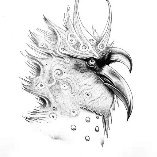 Black Yydrassil Norse Tree Raven