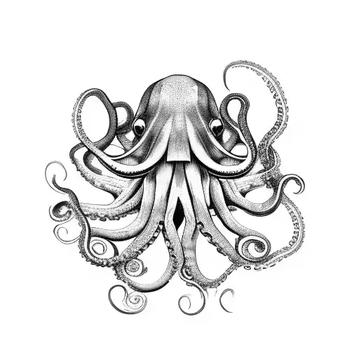 Octopus With Tentacles Chains