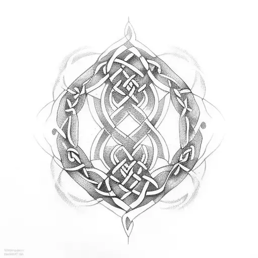 Celtic Three Pronged Spiral