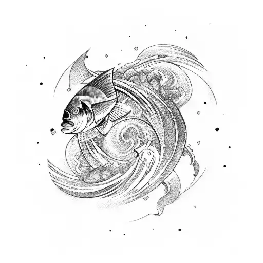 Waves With Pisces Sign